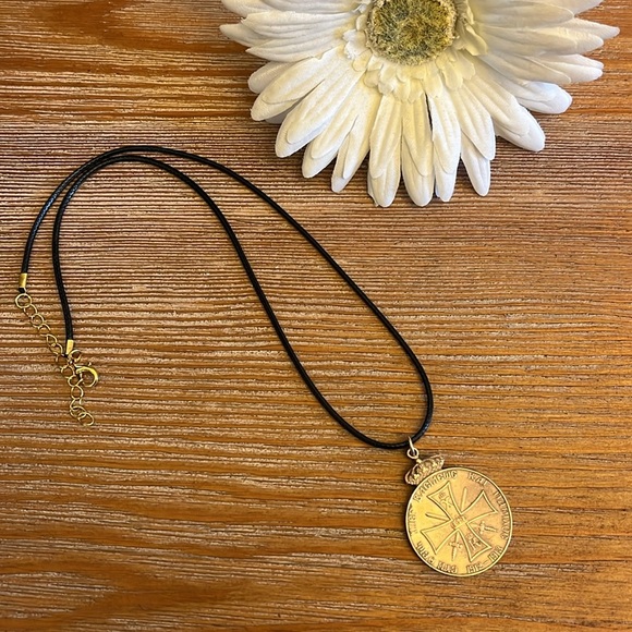 Greek Medal Medallion Necklace- Balkan War Medal 1912-1913 - Picture 2 of 10